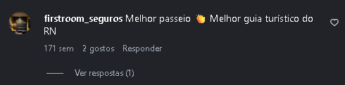 Comentário de cliente