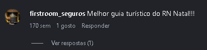 Comentário de cliente