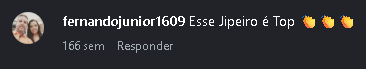 Comentário de cliente