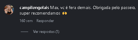 Comentário de cliente